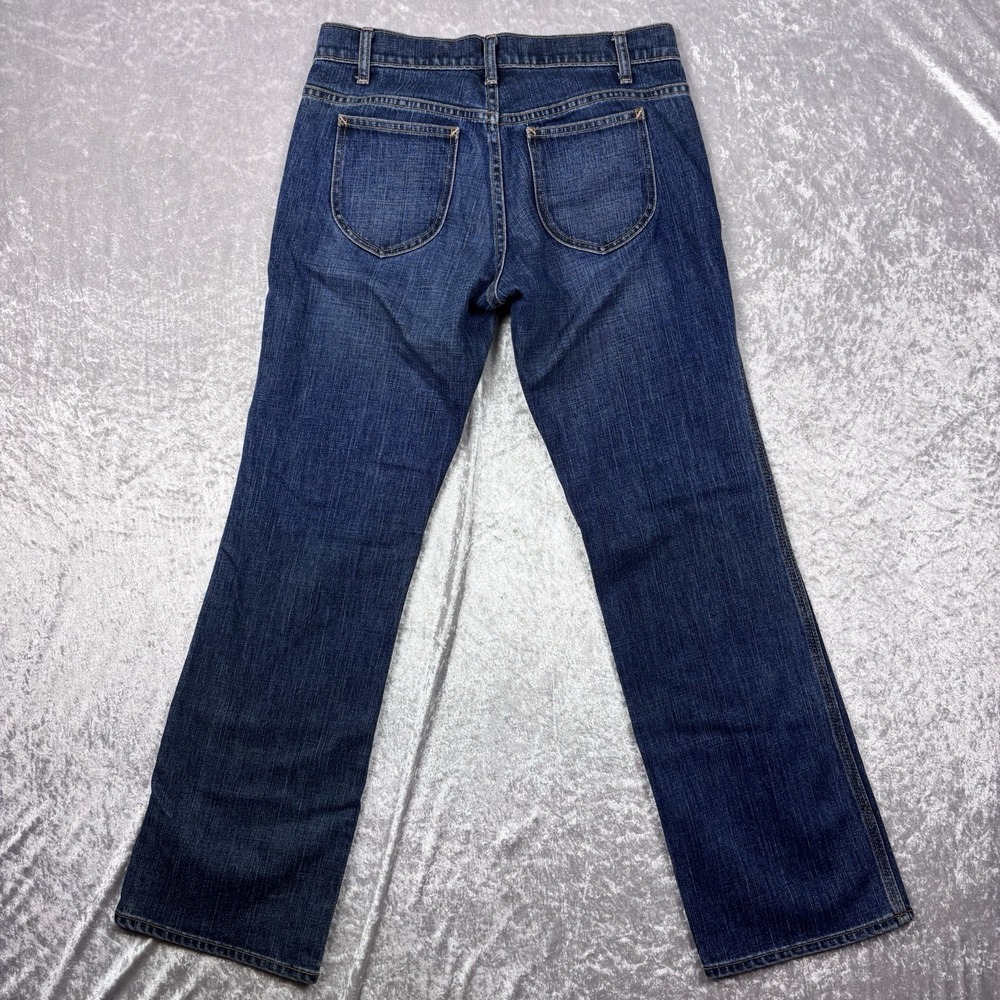 GAP Women's Size 4R Low Rise Capri Stretch Denim medium Wash Blue Jeans - Picture 5 of 9